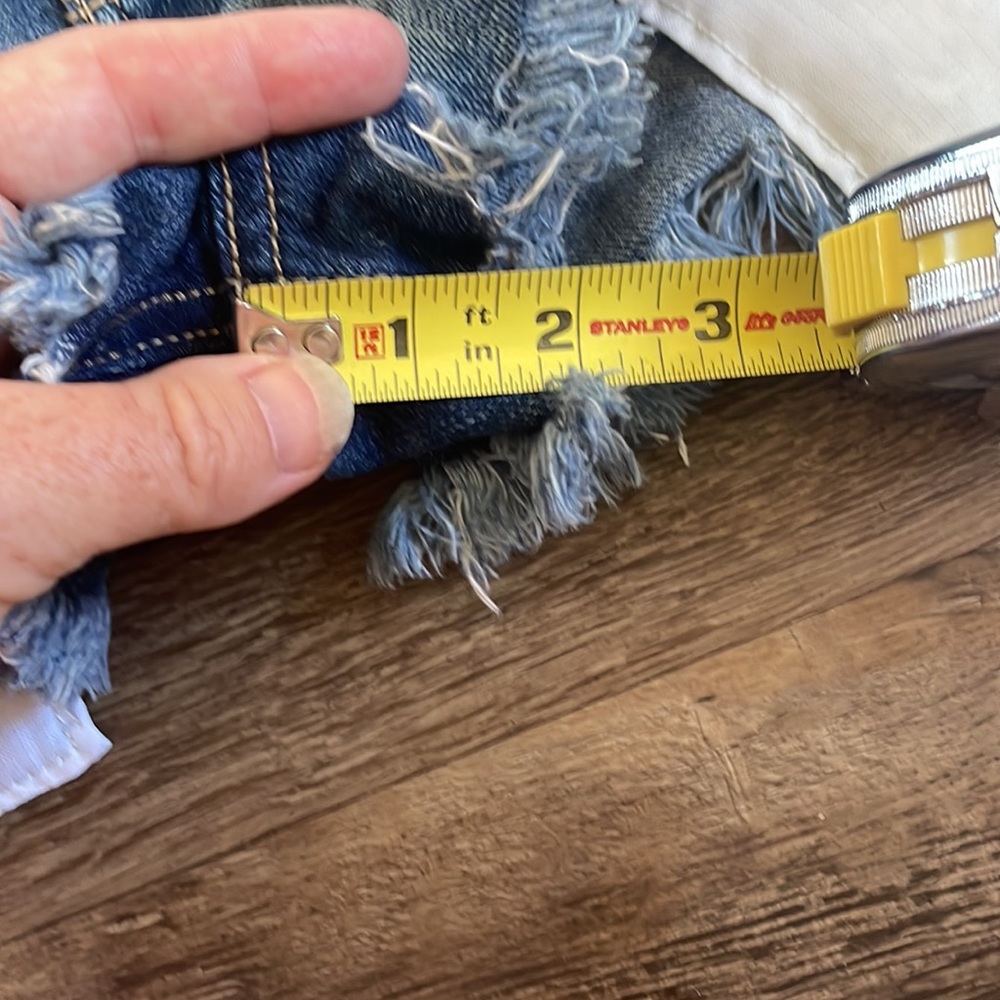Hollister short-Short high rise jean shorts 26 - Picture 3 of 7